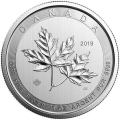 2019 10 Oz Canada Silver Maple in Capsule