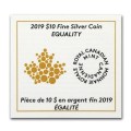 2019 $10 Fine Silver Coin Equality
