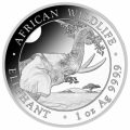 2023 1 Oz Somali Elephant Silver Bullion
