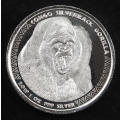 2019 1 Oz Silver Back Gorilla Silver Coin