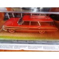 COLLECTABLE DIECAST MODEL OF 007 GOLDFINGER FORD COUNTRY SQUIRE