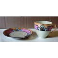 VINTAGE Lusterware Cup and Saucer - Made in Japan