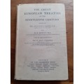 The Great European Treaties of the Nineteenth Century ~ edited by Oakes / Mowat