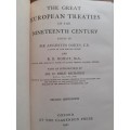 The Great European Treaties of the Nineteenth Century ~ edited by Oakes / Mowat