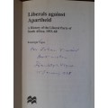 (signed) Liberals Against Apartheid ~ Randolph Vigne