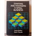 Starting and Managing a Small Business ~ Bekker / Staude