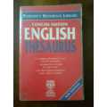 Concise Edition ENGLISH THESAURUS ~ WEBSTER