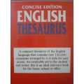 Concise Edition ENGLISH THESAURUS ~ WEBSTER