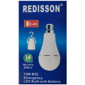 Redisson 12w Emergency LED Bulb Bayonet B22 (5 Pack)