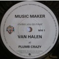 VAN HALEN - MUSIC MAKER INVITES YOU TO MEET VAN HALEN AT PLUMB CRAZY (7 INCH SINGLE/VINYL / PROMO)