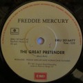 FREDDIE MERCURY - THE GREAT PRETENDER / EXERCISES IN FREE LOVE  (7 INCH SINGLE/VINYL)