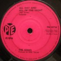 THE KINKS - ALL DAY AND ALL OF THE NIGHT / I GOTTA MOVE (7 SINGLE/VINYL)