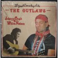 JOHNNY CASH and WILLIE NELSON - THE OUTLAWS  TWENTY GREAT COUNTRY HITS (LP/VINYL)