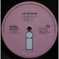 FREE - FIRE AND WATER   (LP/VINYL)