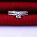 !!! TWO RINGS R99 !!! Simulate Diamond Wedding Engagement Ring FREE SHIPPING