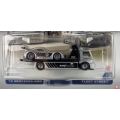 HOT WHEELS PREMIUM `TEAM TRANSPORTER` MERCEDES-BENZ AMG GT3 ON FLEET STREET TRUCK