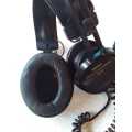 1979 Vintage Sony Dr-s3 Dynamic Stereo Headphones W/ Long Extension Cable