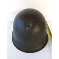 AN AMAZING VINTAGE SADF CJ FUCHS LTD (1966) GREEN `STAALDAK` HELMET WITH INNER LINING - AWESOME