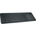 Microsoft Wireless All-In-One Media Keyboard,Black - Wireless Keyboard with Track Pad. USB Wireless
