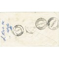 South Africa 1961 Johannesburg machine franked local cover, numerous re-addressing and postal marks