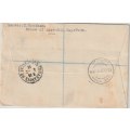 South Africa 1934 First Flight Cape Town - Tananarive, Madagascar registered cover, very fine