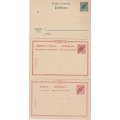 South West Africa 1897 German Colony Postal stationary lot of 8 very fine unused