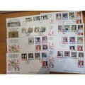 Commonwealth QEII 1986 60th Birthday first day covers x25 very fine