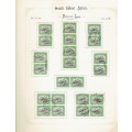 South West Africa 1931 Pictorial used collection to 20s in pairs, blocks etc