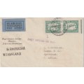 South Africa 1934 1st Flight cover from Cape Town to Limbe Nyasaland