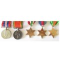 Second World War Grouping Of Five Medals Made Out To 67750 B.M Marshall.