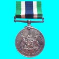 South African Police Good Service Medal - Full Size -Made out To WDR. J.P Bries - Numbered 2880.