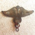 S.A Medical Services Bi Metal Doctor's Breast Badge With 925 Silver Marking - Pins Intact.