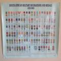 S.A.D.F Official Medal Wall Chart Including Homeland Medal And Ribbon Colour.