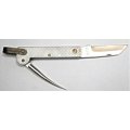 Vintage Lombard Naval Stainless Folding Knife with a Spike to undo rope knots.