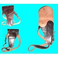Walter P38 Dark Brown Leather Holster with Shoulder Strap.