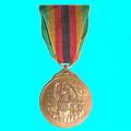 Zimbabwe Independance Medal - Full Size - with Ribbon - 18 April 1980.