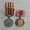 Full Size Southern Africa And Pro Patria With Cunene Bar And Ribbon.