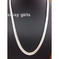 925 Sterling Silver Unisex Neck Chain Imported filled jewelry