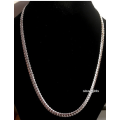 Dazzling 6mm Unisex Neck Chain (50cm) with 925 Marking Imported Filed Jewelry