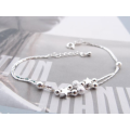 Sexy and Sassy New Fashion 925 Sterling Silver Beads Star Charm Bracelets imported filled Jewelr