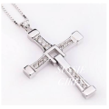 Stylish Stainless Steel Cross Pendant with FREE Matching Neck Chain
