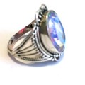Gypsy Changing Emotion Feeling Changeable Gemstone in Genuine 925 Sterling Silver Ring
