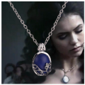Dazzling Imported Blue Gemstone Pendant with Matching Neck Chain