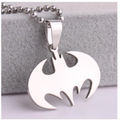 Batman Superhero Pendant 316L Stainless Steel Unisex Necklace Chain Imported