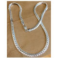 Sparkling Unisex (50cm) 925 Sterling Silver imported Filled Neck Chain