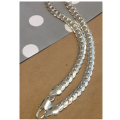 Sparkling Unisex (50cm) 925 Sterling Silver imported Filled Neck Chain