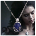 Dazzling Imported Bohemian Blue Gemstone Pendant with Matching Neck Chain