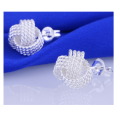 Petite Woven **SissyGirls** 925 Sterling Silver Imported Filled Earrings