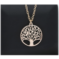 Fancy (SISSYGIRLS) Yellow Rolled Gold Tree Of Life Imported   Neck Chain