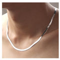 Elegant 925 Sterling Silver Imported Filled Neck Chain